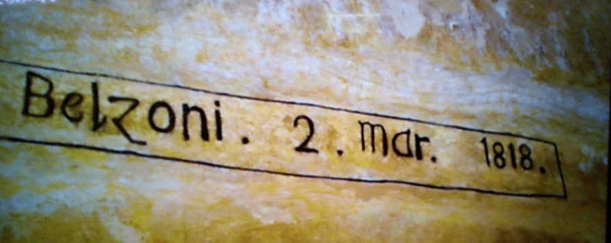 Doodles of Belzoni's discovery