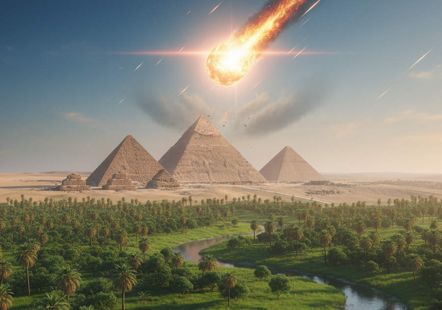 Impact de météorite il y a 38 420 ans