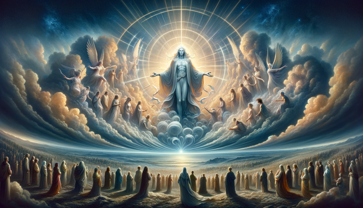 神を信じる人間たち。